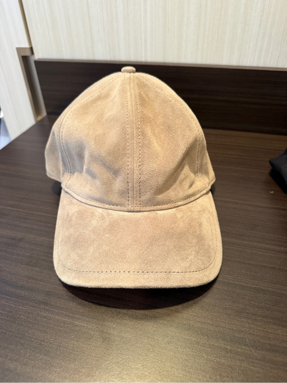 Rag & bone suede grey baseball hat cap